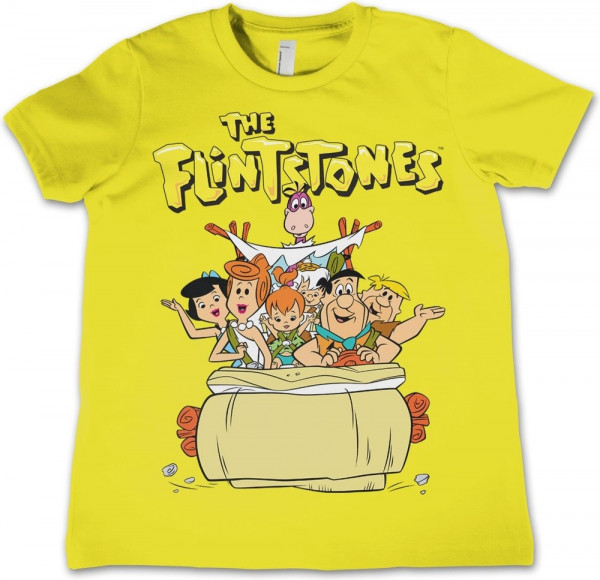 The Flintstones Kids T-Shirt Kinder Yellow