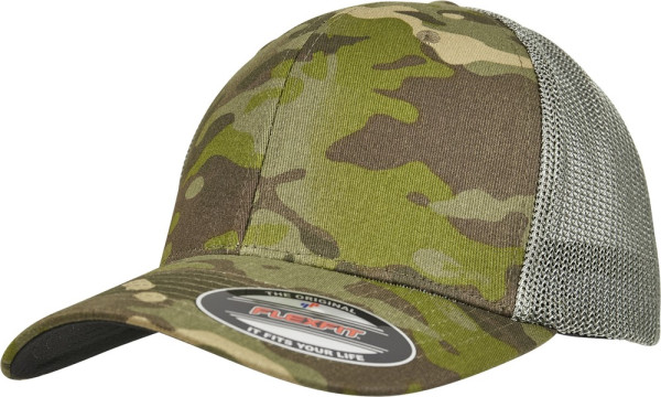 Flexfit Cap Multicam Trucker Mesh Cap Tropical