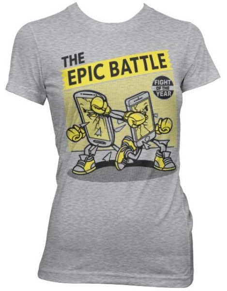 Tokigt Damen The Epic Battle Girly Tee SH-5-15728-H27-8