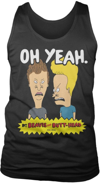 Beavis and Butt-Head Oh Yeah Tank Top Black