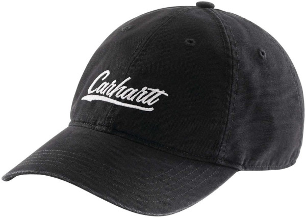 Carhartt Canvas Script Graphic Cap Black