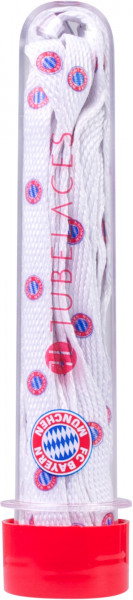 Tubelaces Schnürsenkel FC Bayern Logo/White