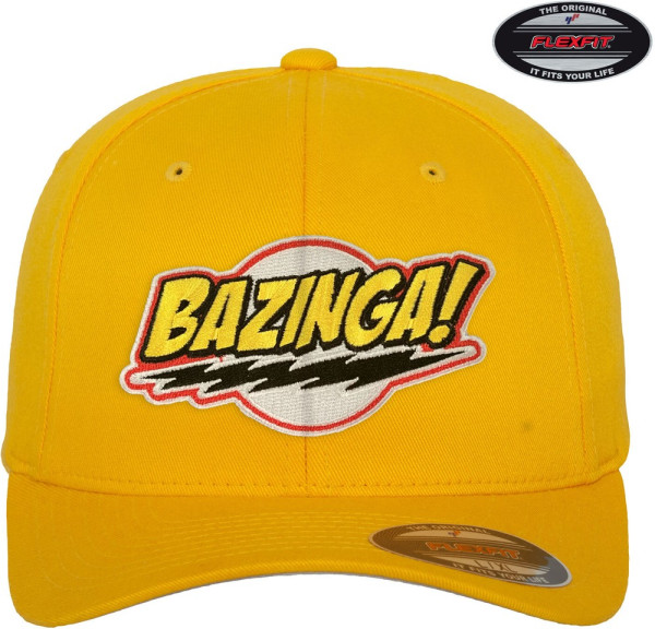 The Big Bang Theory Bazinga Patch Flexfit Cap Yellow