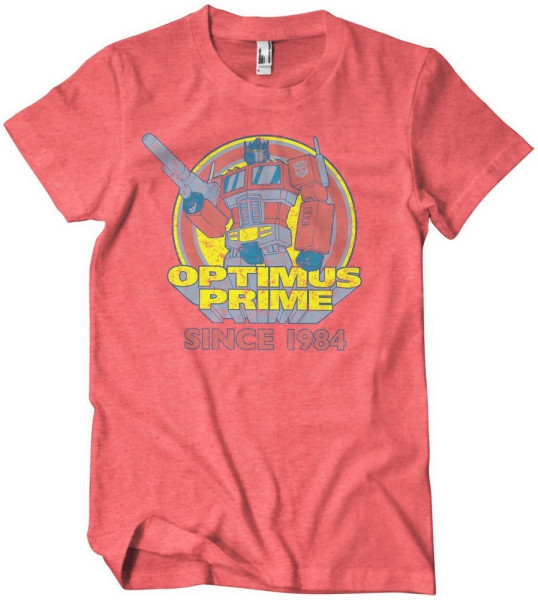 Transformers Optimus Prime - Since 1984 T-Shirt Red/Heather