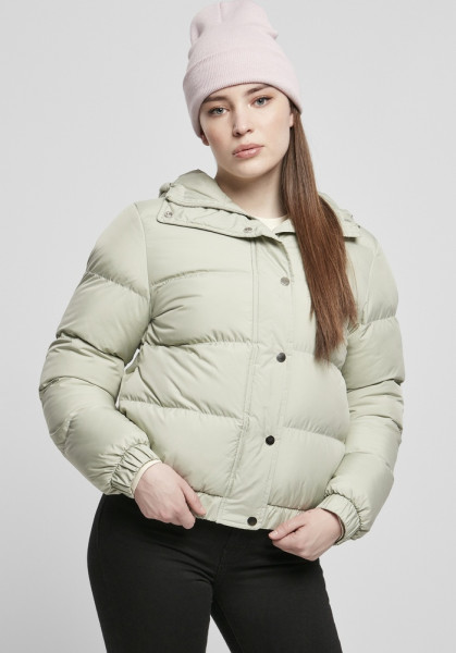 Urban Classics Damen Jacke Ladies Hooded Puffer Jacket Softsalvia