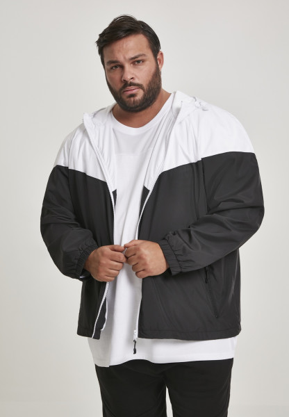 Urban Classics Jacket 2-Tone Tech Windrunner White/Black