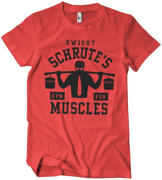 The Office Dwight Schrute's Gym T-Shirt Red