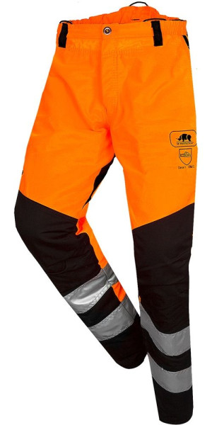 SIP Bundhose Schnittschutzhose, Klasse 1 Typ A 1RQ1 Neonorange/Schwarz-XS