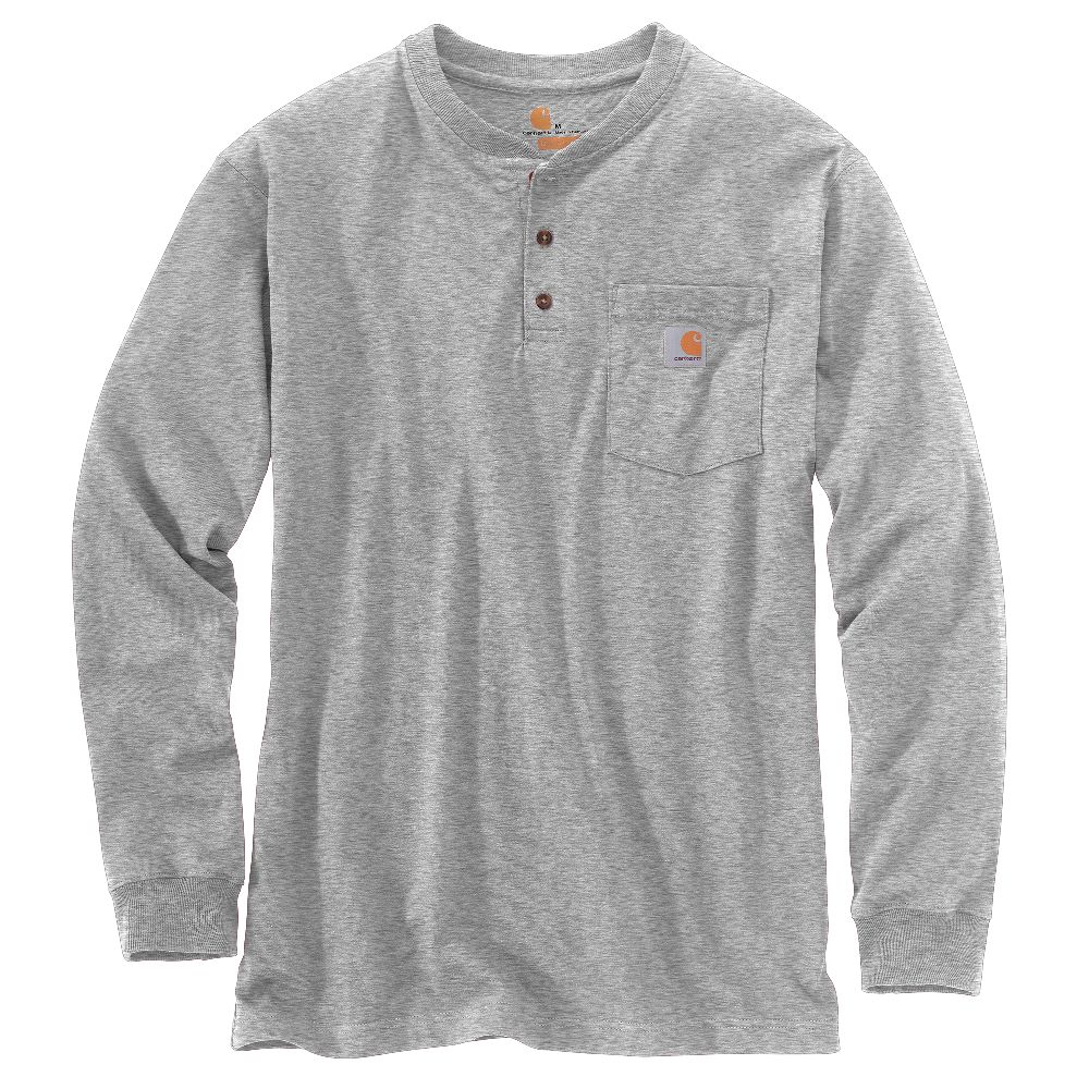 grey long sleeve henley