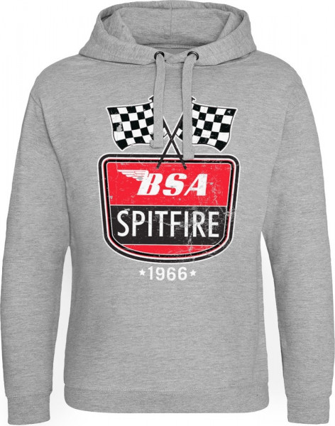 BSA Spitfire 1966 Epic Hoodie Heather-Grey