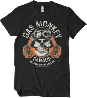 Gas Monkey Garage T-Shirt Skull T-Shirt GMG-1-GMG042-H76-5