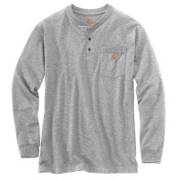 Carhartt Longsleeve Workwear Pocket Henley L/S Heather Grey