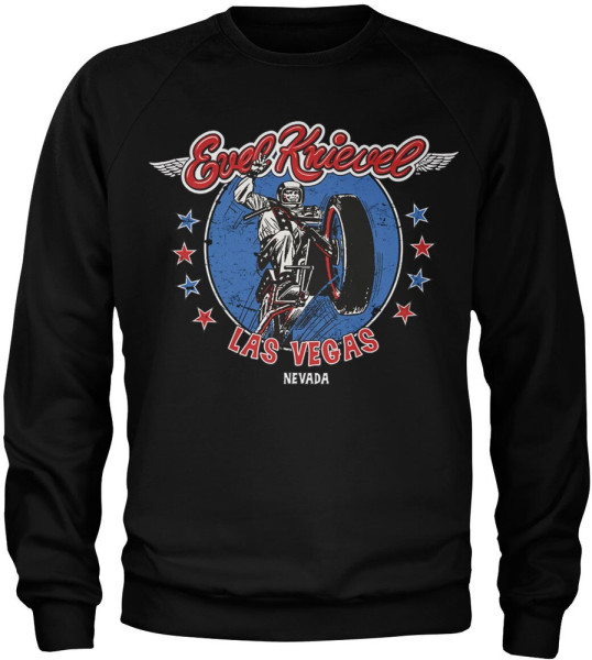 Evel Knievel In Las Vegas Sweatshirt Black