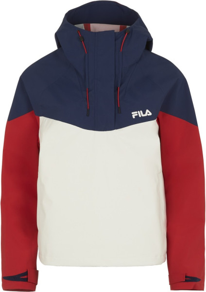 Fila Damen Pull- On Jacke Toprakcuma Windbreaker Medieval Blue-Egret-True Red