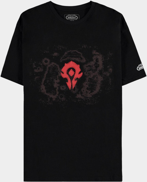 World of Warcraft - Azeroth Horde - Men's Short Sleeved T-shirt Black