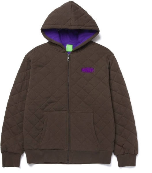 HUF Sweatshirt Workman Quilted Full Zip Sweater FL00189