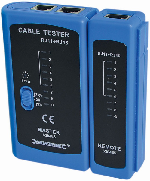 Silverline Elektriker-Werkzeuge Netzwerktester RJ11 , RJ12 u. RJ45