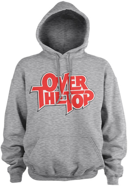 Over The Top Logo Hoodie Heather-Grey