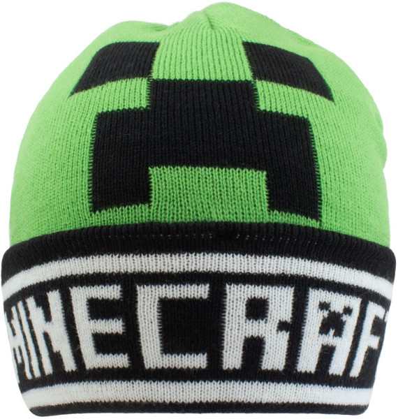 Minecraft - Creeper Face (Beanie) Mütze Green