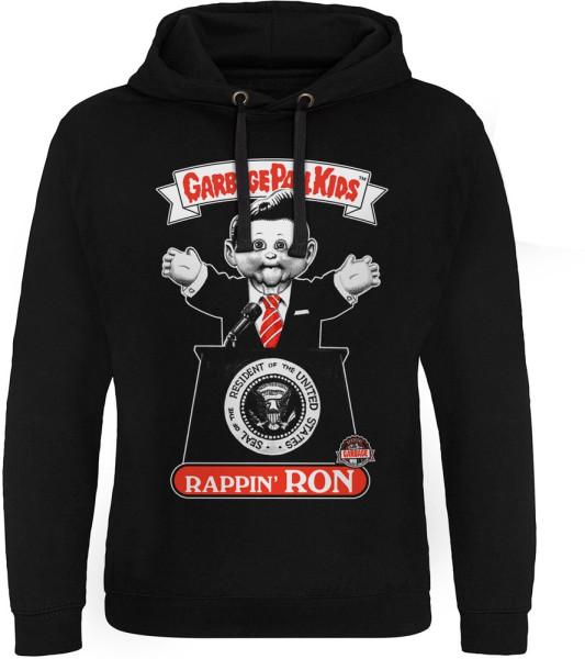 Garbage Pail Kids Rappin' Ron Epic Hoodie Black