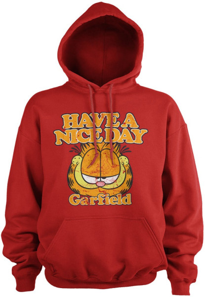 Garfield Have A Nice Day Hoodie Red