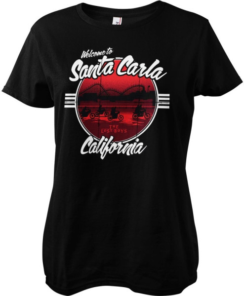 Lost Boys Welcome To Santa Clarita Girly Tee Female Shirt Black