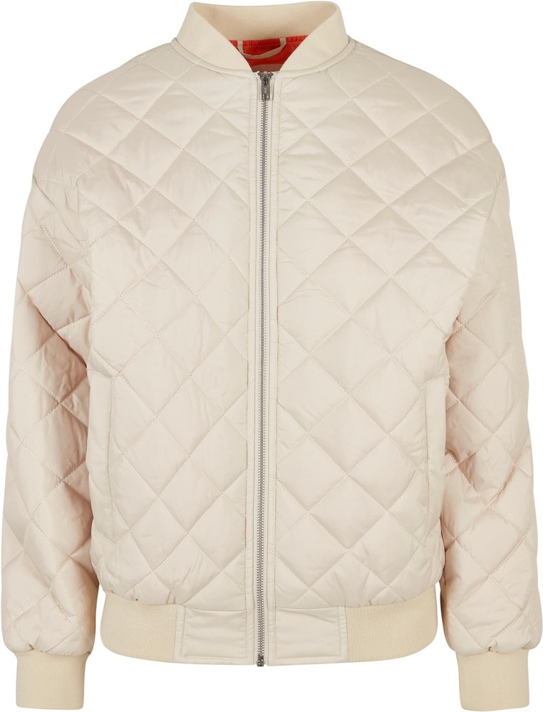Bomber Jacket Classics Oversized Damen Women Jackets Ladies | Jacke | Quilted Urban Diamond Softseagrass | Lifestyle
