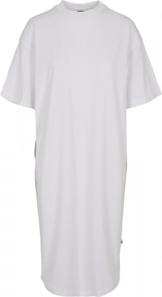 Urban Classics Damen Ladies Organic Long Oversized Tee Dress White