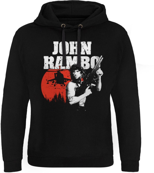 John Rambo Epic Hoodie Black