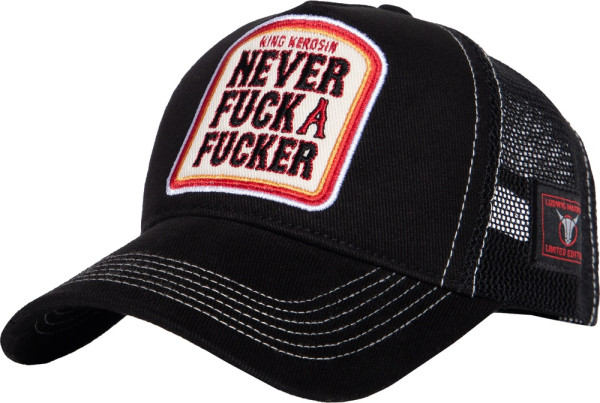 King Kerosin Trucker Cap "Never Fuck A Fucker" KKU4C044