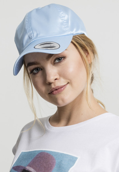 Flexfit Cap Low Profile Satin Cap Baby Blue