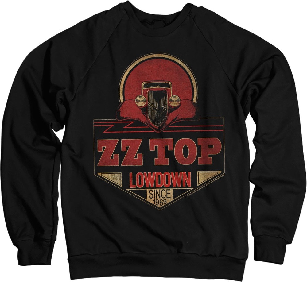 ZZ Top Lowdown Since 1969 Sweatshirt Black Hoodies Sweatshirts Music Fan Merchandise kustom kult