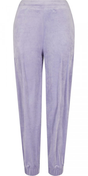 Urban Classics Damen Ladies High Waist Ballon Velvet Sweat Pants Lavender