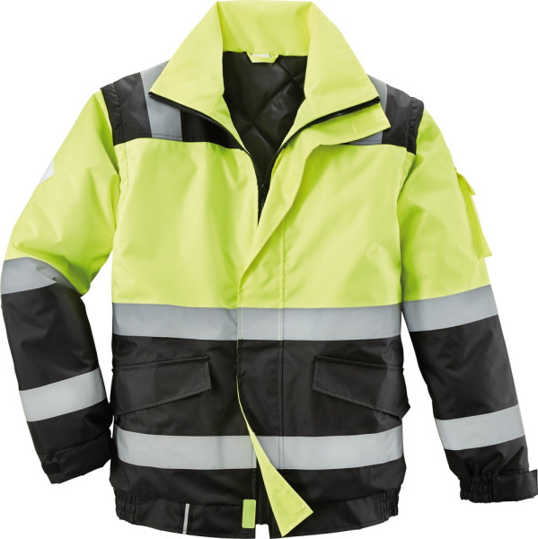 Terratrend Job Basic Plus Piloten Warnschutzjacke Gelb/Schwarz