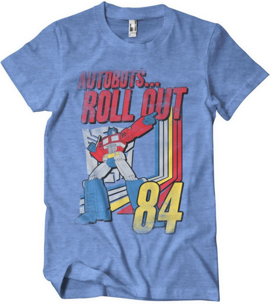 Transformers Autobots - Roll Out T-Shirt Blue/Heather