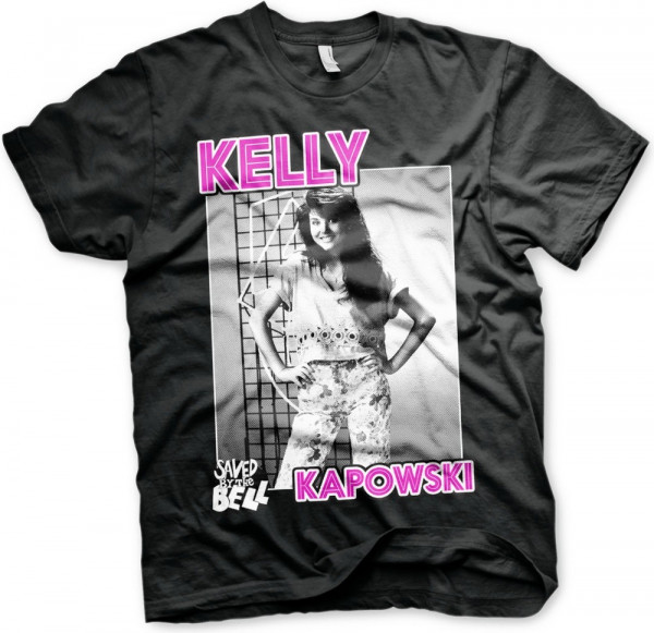 Saved By The Bell Kelly Kapowski T-Shirt Black