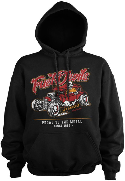 Fuel Devils Pedal To The Metal Hoodie Black