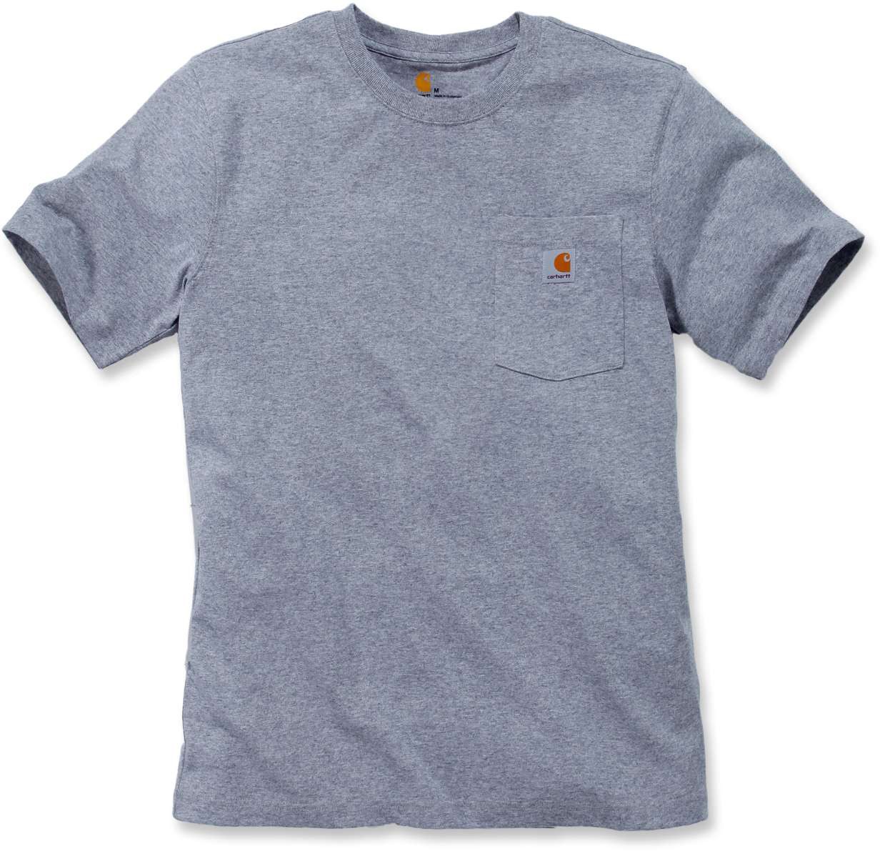 Grey T-Shirts | | Workwear Workw Herren Pocket Herrenbekleidung | S/S Carhartt T-Shirt T-Shirt Heather