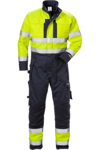 Fristads Flame High Vis Winteroverall Kl. 3 8088 FLAM Warnschutz-Gelb/Marine