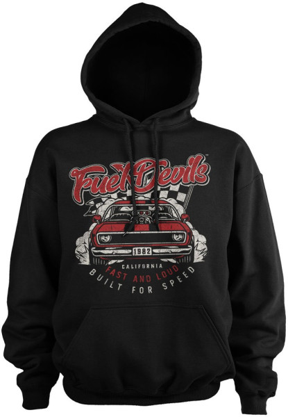 Fuel Devils Fast And Loud Hoodie Black