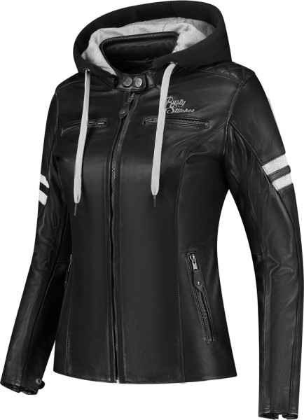 Rusty Stitches Motorrad Jacke Joyce Hooded V2 68362