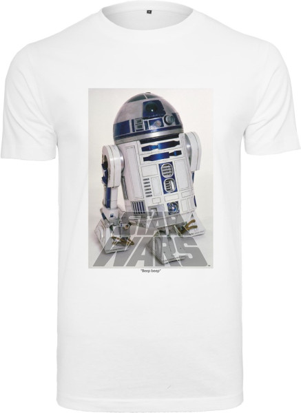 Merchcode T-Shirt Star Wars R2D2 Tee White