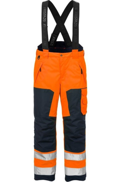 Fristads Warnschutz-Hose High Vis Airtech® Winterhose Kl. 2 2035 GTT Warnschutz-Orange/Marine