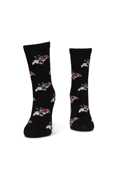 Warner - Looney Tunes - Crew Socks (3Pack) Black