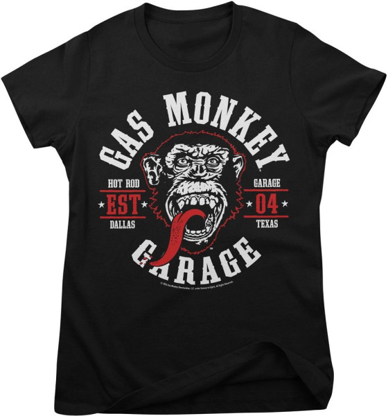 Gas Monkey Garage T-Shirt Round Seal Girly Tee GMG-5-GMG015-H93-6