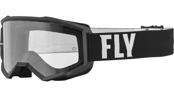 Fly Racing Schutzbrille MX-Goggle Focus (Clear Lens) 70103