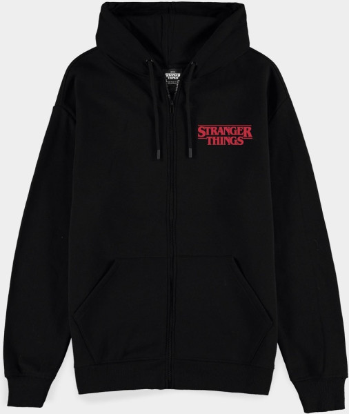 Stranger Things - Demogorgon - Men's Zipper Hoodie Black