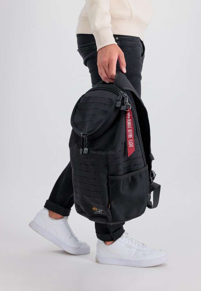 Alpha Industries Rucksack Combat Backpack Black Bags Backpacks Men Lifestyle kustom kult