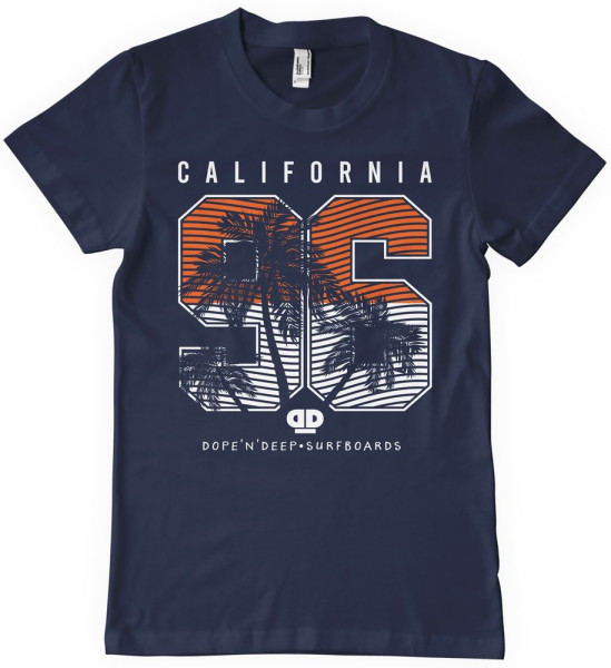 Dope & Deep California 96 T-Shirt Navy