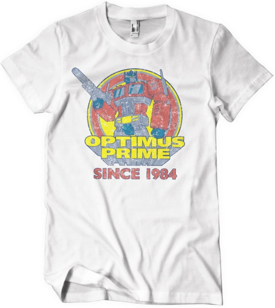 Transformers Optimus Prime - Since 1984 T-Shirt White